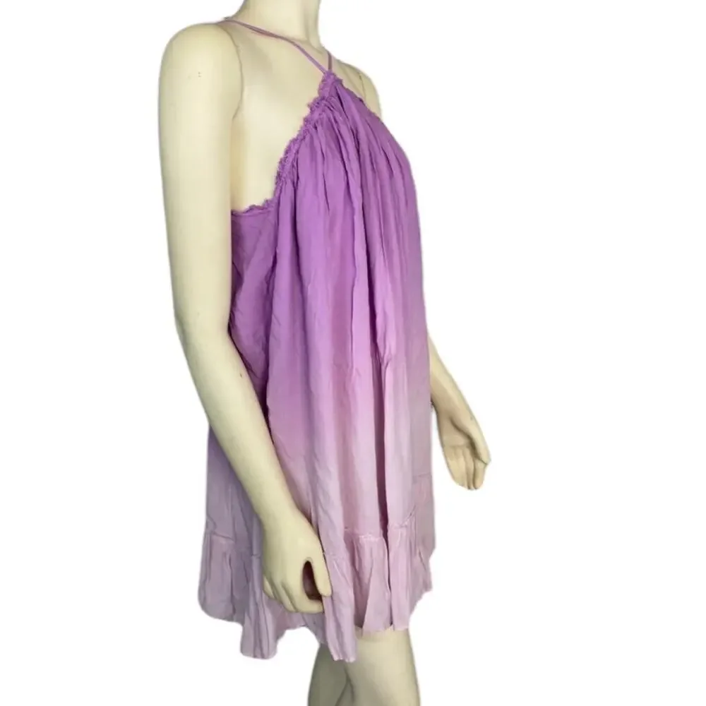 2020s Young Fabulous & Broke Lissa Ombre High-Neck Shift Dress Small NWT